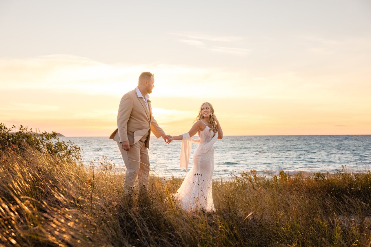 The Homestead Resort Sunset Wedding